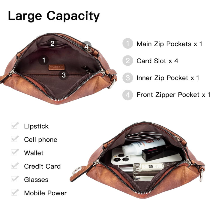 Жіноча сумка на поясі, жіноча сумка з поліуретанової шкіри з широким ремінцем, жіноча сумка на плече з невеликим регульованим ремі