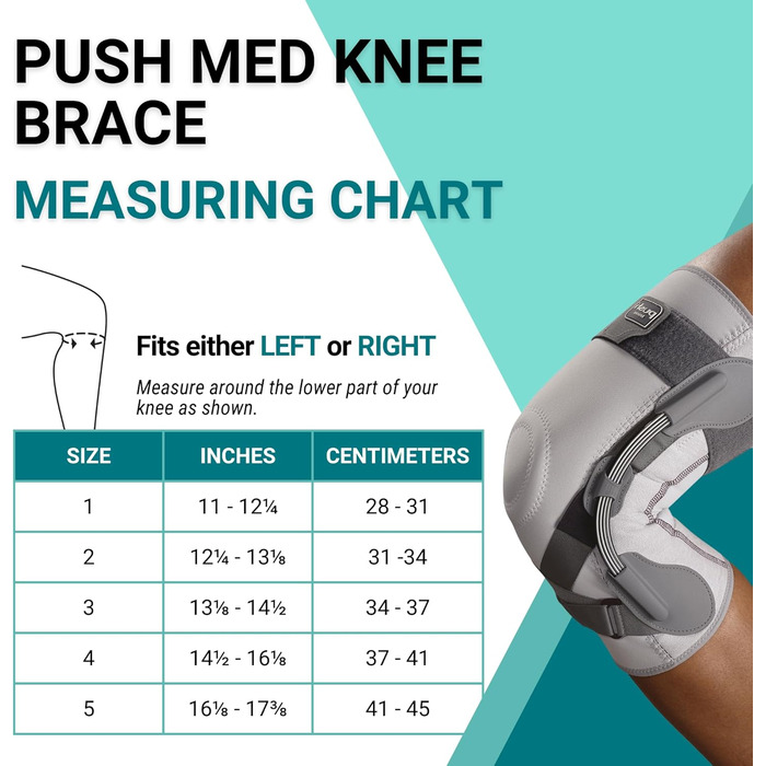 Наколінник PUSH Med розмір 3 Універсальний 3