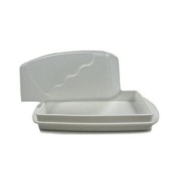 Маслянка TUPPERWARE Young Wave White Маслянка J10 beurrier burrier Маслянка Tupperware White