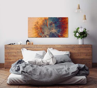 Абстрактний живопис 120 шт. 60 см Панорама полотна Картина XXL розмір Настінне мистецтво Вітальня Декоративне мистецтво Принти