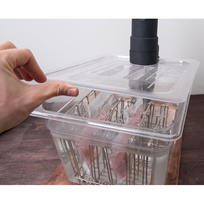 Рама LIPAVI L10 Sous-Vide Професійна рама су-від 316L Нержавіюча сталь Регульований, складаний розмір сімейства з нержавіючої сталі - Для контейнера C10