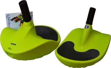 Санки Alpengaudi Zipfelbob з ручкою до 100 кг 2 шт. зелені, 2 шт.