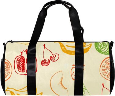 Спортивна сумка, маленька дорожня сумка, сумка для йоги, фруктів, банана, зелена, полунична, вишнева, сумка для фітнесу на відкритому повітрі, ручна поклажа