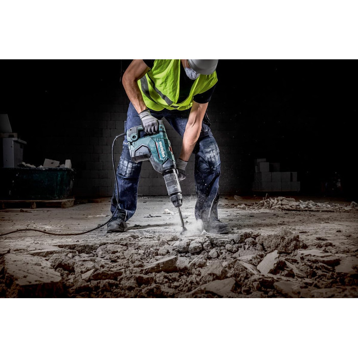 Комбінований відбійний молоток Metabo KHEV 11-52 BL (600767500) у пластиковому корпусі, макс. Енергія одиночного удару (EPTA) 18,8