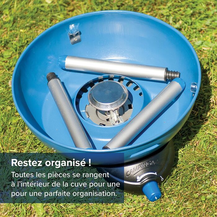 Невеликий гриль для кемпінгу, фестивалів або пікніків, з гнучкими можливостями приготування, газова плита з антипригарним покриття