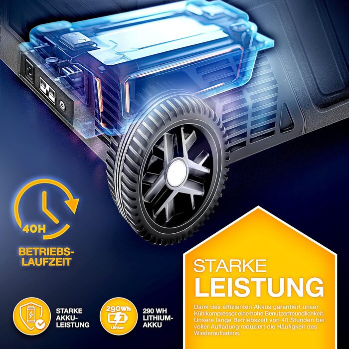 Компресорна холодильна камера електрична 40-60 літрів Морозильна камера електрична WIFI-APP управління 12/24 V 230V Холодильник до