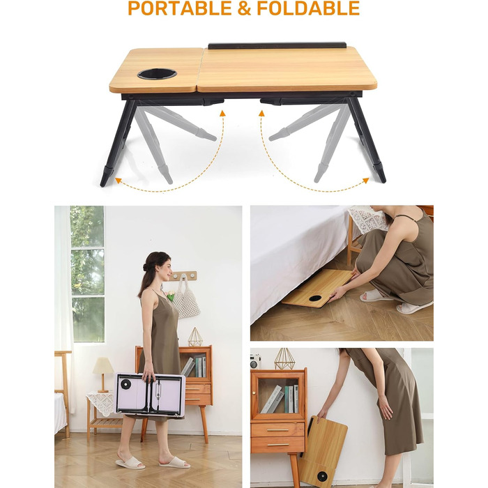 Письмовий столик на колінах (коричневий)