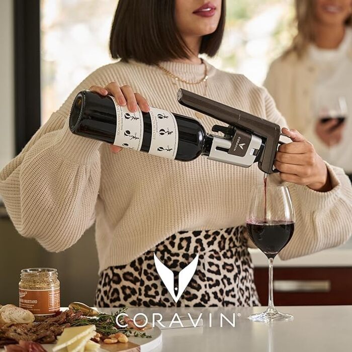 Капсули з нержавіючої сталі Coravin Argon Gas Для використання Система збереження вина Одна капсула консервує до 15 баночок - 6 упаковок 6 упаковок