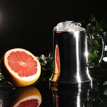 Кухоль з нержавіючої сталі - металевий пивний кухоль - термокружка з двома стінками - кемпінгова кружка без бісфенолу А 450 мл