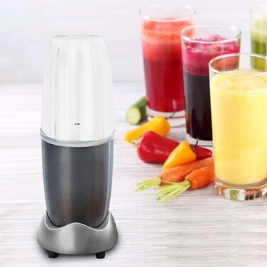 Набір деталей міксера Nikou Комплект деталей-чашок і кришок Набір деталей для заміни аксесуарів для міксера Nutri Bull-et 900 Вт (18 унцій)