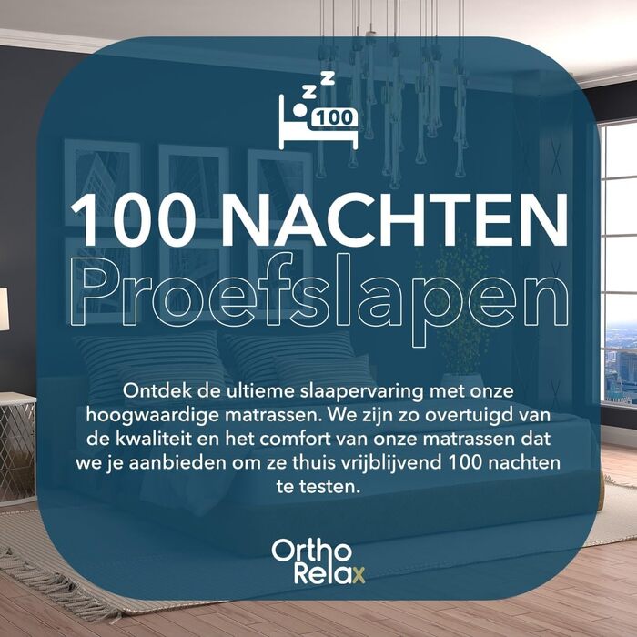 Матрац з холодної піни 90x200 см, висота 29 см, рівень жорсткості H4, дихаючий матрац з технологією повітряних каналів, ортопедичний 5-зонний комфортний матрац з піни, сертифікований Oeko-Tex 100, 90 x 200 см H4