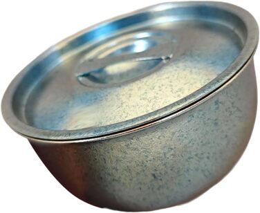 Портативна металева миска об&39ємом 600 мл з герметичною кришкою, контейнер для обіду для кемпінгу, походів, пригод на природі, герметична металева миска з кришкою, синього кольору