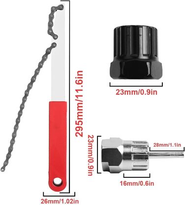 Хвост велосипедного ланцюга CELFER 3 шт., знімач зірочки, інструмент для фіксатора касети, знімач зірочки, комплект знімання вільного ходу, знімання касети, для 7, 8, 9, 10, 11, 12-швидкісних касет