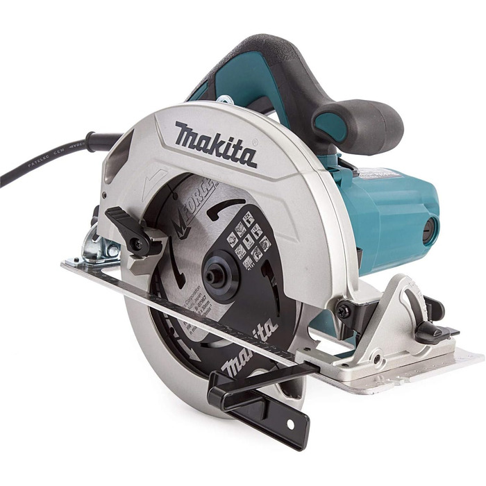 Циркулярна пила Makita HS7611J, 1600 Вт, 240 В, синя, 190 мм одинарна