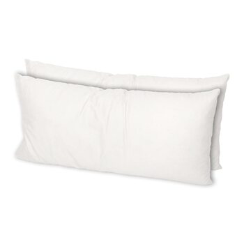 Комплект із 2 пір&39яних подушок MSS eK Розмір 30 x 60 см Вага наповнювача 500 грамів кожна 100 бавовна Не вищипується живими тваринами Наповнювач подушки Сертифіковано NOMITE - без кліщів Протестовано на наявність шкідливих речовин