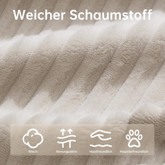 Моторне електричне крісло-реклайнер, крісло для телевізора з функцією відкидання, крісло для телевізора у вітальні з колесами, регульована спинка та підставка для ніг, 2 бічні кишені, вельветовий диван, бежевий, 2-