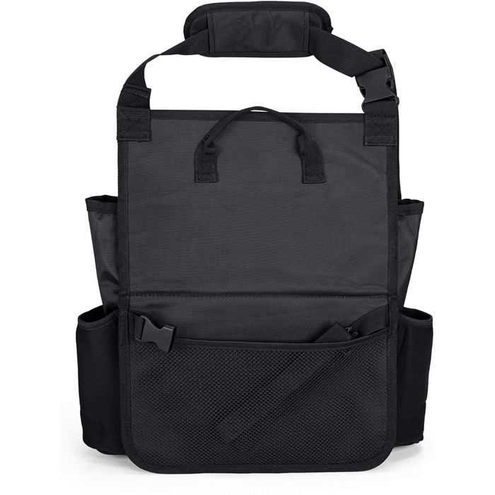 Органайзер на переднє сидіння автомобіля Luxja з чохлом і чохлом для ноутбука, органайзер на сидіння автомобіля з регульованими ре