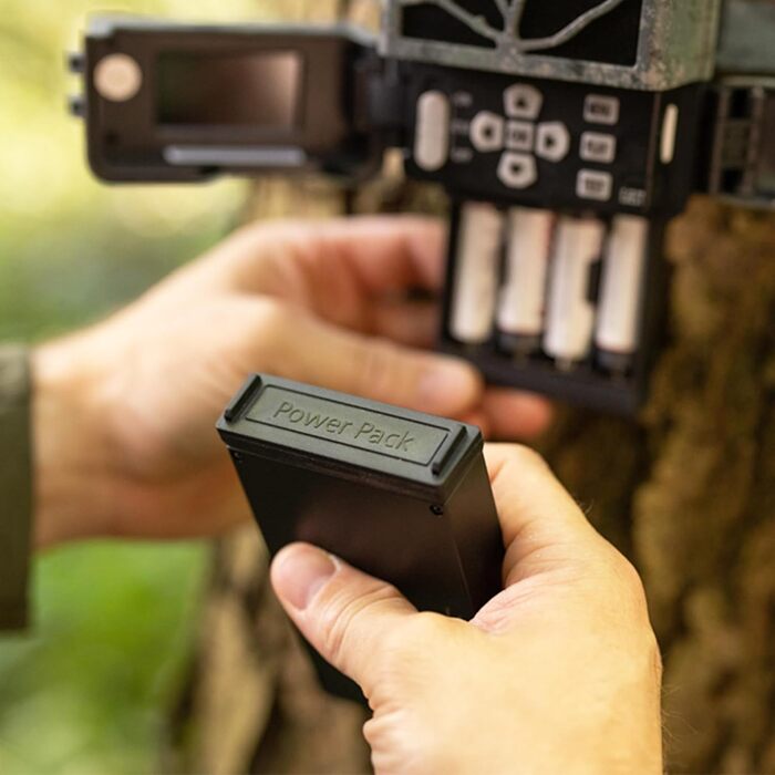 Блок живлення ZEISS сумісний з ZEISS Secacam 1 та 3, акумулятор 5000 мАг із системою керування батареями (BMS), заряджання через USB-C, довготривале джерело живлення, для камер дикої природи з передачею даних на мобільний телефон