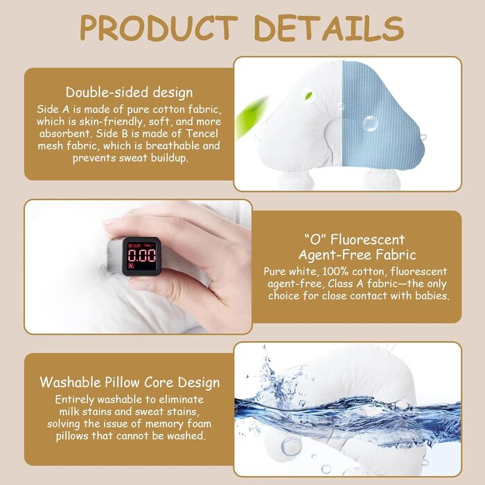 Подушка 72x40 см