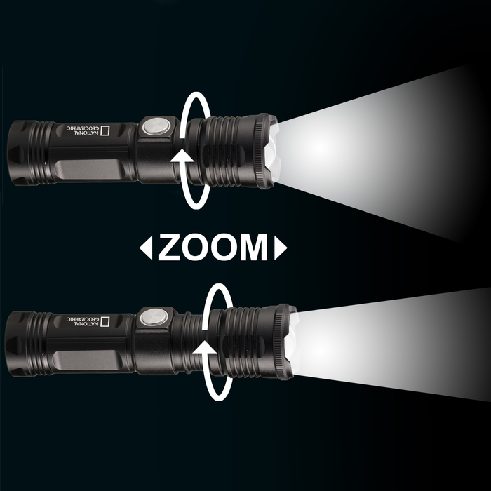 Ліхтар National Geographic Iluminos Led Zoom Flashlight 1000 lm (9082400)