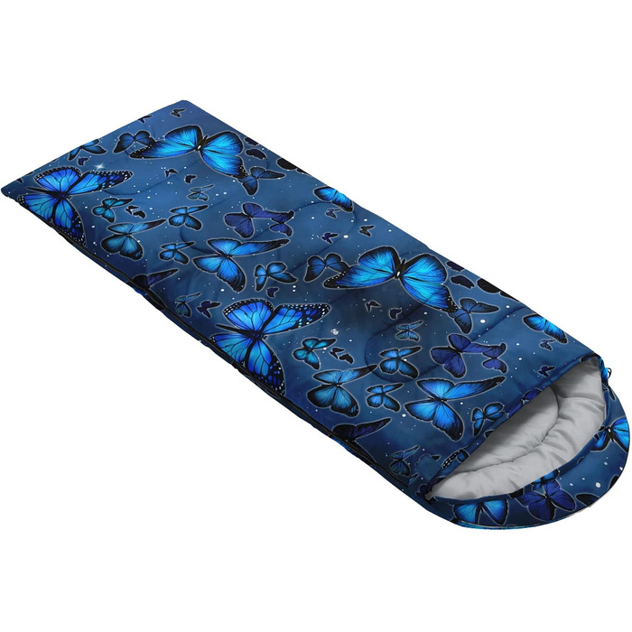 Спальний мішок HOSIMA з футбольним дизайном, для холодного клімату, для дорослих, дівчаток та хлопчиків, водонепроникний, теплий, для кемпінгу, походів, активного відпочинку, подорожей, полювання, компресійний мішок Multi 1