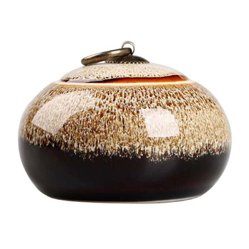 Порцелянова чайна коробка ZEALMAX, герметична бляшанка для чайника з чайним набором для кави та солодощів, керамічна чайна коробка / зберігання чаю A