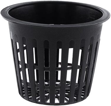 Кошик для рослин, 10 шт. Heavy Duty Mesh Pot Net Cup Basket Hydroponic Plant Grow for Hydroponics (чорний)