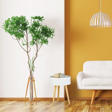 Круглий журнальний столик Relaxdays, скандинавський дизайн, стиль 70-х років, тумбочка біля ліжка з підносом та відділенням для зберігання, ВxШxГ 50x38x38 см, білий, одинарний