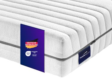 Матрац Traumnacht Comfort 7-Zone 2-в-1 Duo Cold Foam, переможець тесту Stiftung Warentest 03/2021, сертифікований ko-Tex, 140 x 200 см, розроблений у Німеччині