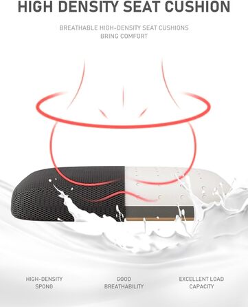 Ергономічне офісне крісло, стілець для роботи з відкидними підлокітниками, регульоване по висоті офісне крісло з регульованою поперековою опорою та безшумними колесами, крісло для керівника, вантажопідйомність 120 кг