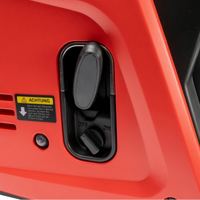 Інверторний генератор Grafner потужністю 2200 Вт (2 кВт безперервної потужності), бензиновий 4-тактний, 2 шт. 230 В, інверторна технологія для чутливих пристроїв, легкий та міцний, цифровий бензиновий генератор з аварійним живленням