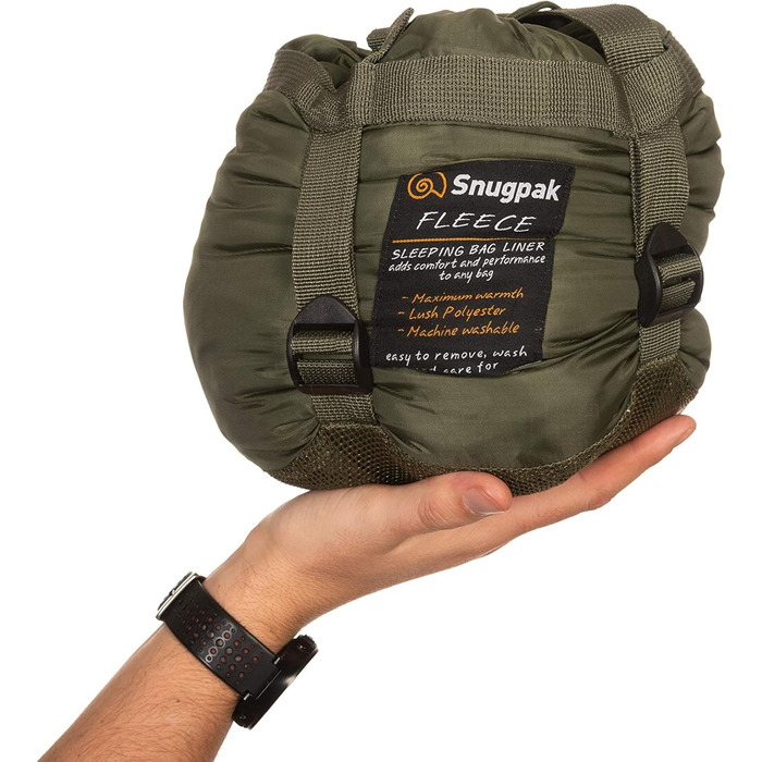 Флісовий утеплювач для спальника Snugpak Оливковий рукав