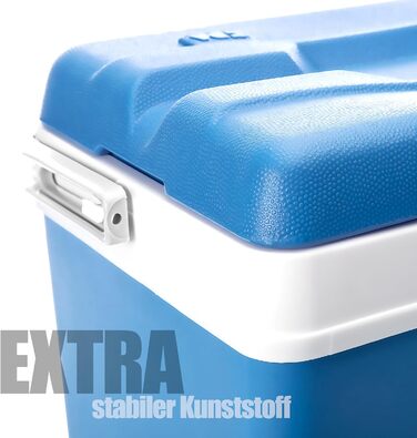 Холодильник BigDean на 24 літри - Холодильник без електрики, зберігає прохолоду до 11 годин - виготовлений з пластику - Міцний холодильник