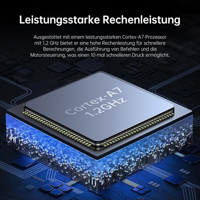 Принтер Anycubic Kobra 2 Max, високошвидкісний друк 500 мм/с, величезний розмір друку 420x420x500 мм, 3D-принтер із автоматичним в