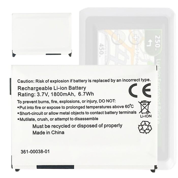 Замінний акумулятор, сумісний з Garmin Zumo 660, 650, 600, 361-00038-01