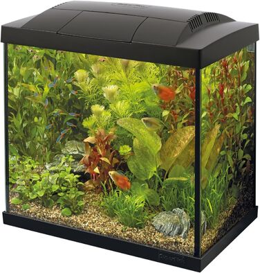 Набір для акваріума SuperFish SF Tropical Set 30 чорний, включаючи фільтр, нагрівач, кондиціонер для води, сітку, термометр та корм