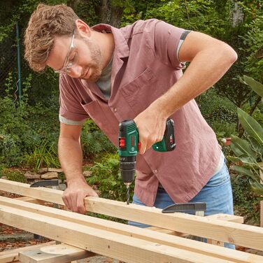 Дім і сад Акумуляторний ударний дриль-шуруповерт Bosch EasyImpact 18V-40 (2 акумуляторні батареї 2,0 Ач, система 18 В, в кейсі) Ко