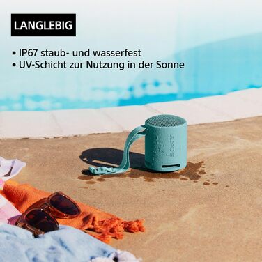 Бездротова Bluetooth колонка, портативна, легка, компактна, зовнішня, туристична колонка, міцна, водо- та пилонепроникна, IP67, 16