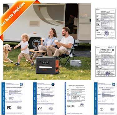 Сонячний генератор Solarplay Q2402M потужністю 2500 Вт, портативний блок живлення 2304 Втгод LiFePO4, 4000 циклів розрядки/зарядки для дому, автофургонів, кемпінгу на природі, багатофункціональний генератор для випадків відключення електроенергії.