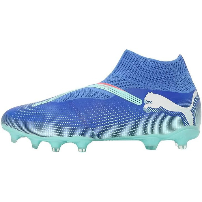 Футбольні бутси PUMA Unisex Future 7 Match Ll Fg/Ag 45 EU Bluemazing Puma White Electric Peppermint