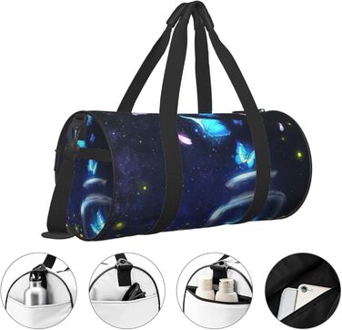 Універсальна дорожня сумка-мішок Метелик для чоловіків та жінок, спортивна сумка