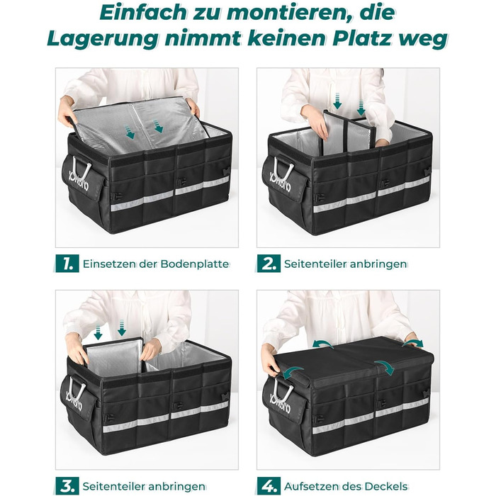 Органайзер для багажника автомобіля Сумка для багажника автомобіля Автомобільна коробка Автомобільна коробка Складана коробка Сумк