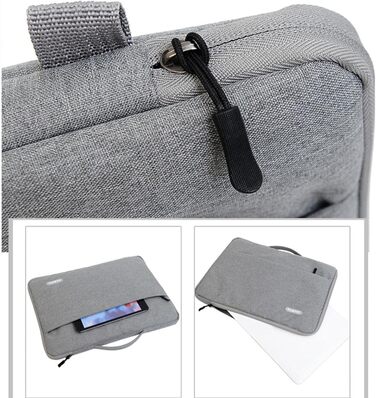 Сумка на плече для ноутбука 30,5 см (12 14 дюймів) і 16 дюймів, чохол для планшета та легка сумка для комп'ютерного ноутбука, чорн