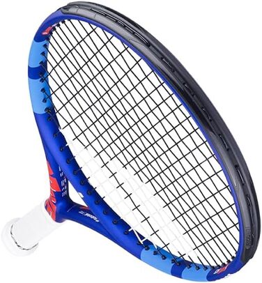 Тенісна ракетка Babolat Drive Junior, синьо-червона, легка, ручка розроблена для маленьких рук