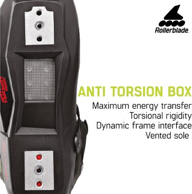 Роликові ковзани 7/7.5 чорний/лайм