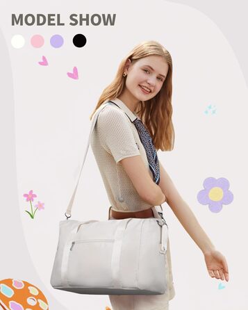 Ручна поклажа Narwey Ryanair 40x30x20 Дорожня сумка Сумка для ручної поклажі Спортивна сумка Водонепроникна сумка для вихідних у спортзал для жінок і чоловіків (бежева) A-beige Ryanair 40x30x20