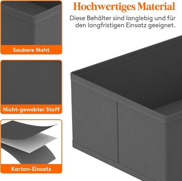 Набір органайзерів для шафи Lifewit з 16 шухляд, органайзер для шафи, система шухляд для пеленального столика, спальня для одягу, дитячий одяг, шкарпетки, спідня білизна, сірий 16
