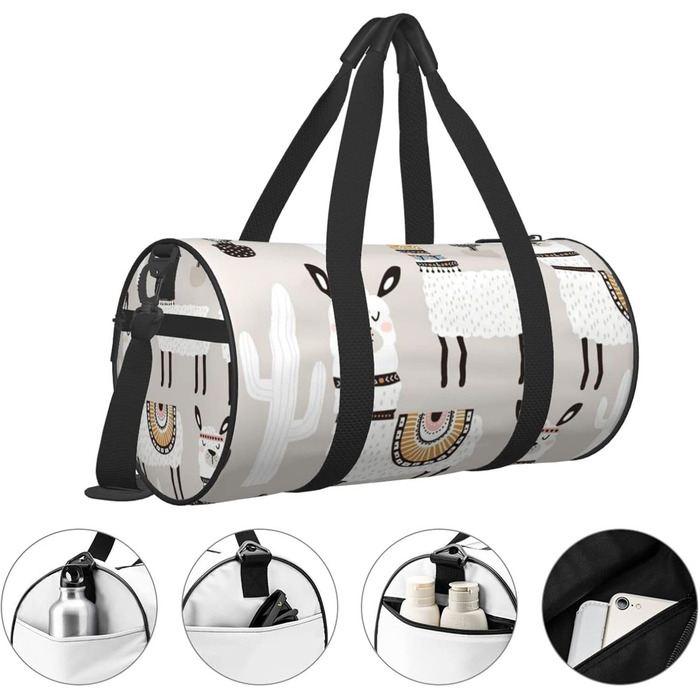 Яскрава дорожня сумка Жирафчик спортивна сумка для чоловіків та жінок, пляжна сумка, сумка для подорожей