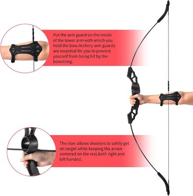 Набір лука та стріл VALYPANOR для юніорів – тренувальний лук 18 фунтів з аксесуарами