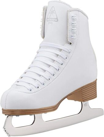 Фігурні ковзани Jackson Ultima Classic для чоловіків та хлопчиків Олімпійська якість, білі, розмір US 1, UK 12, EU 30.5